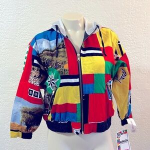 GIACCA Young gallery 80’s Vintage hooded jacket SMALL NWT